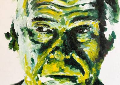 Portrait, acrylic on canvas, 30 x 40 cm